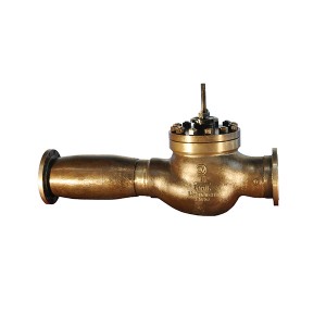 Emergency drain control valve for high pressure heater
