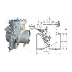 Steam extraction check valve