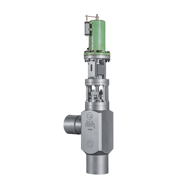 Water spray regulating valve for high pressure bypass