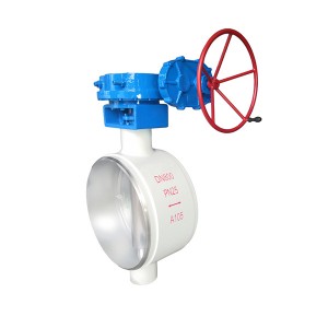 Closed Three-Eccentric Center Metal Sealing Butterfly Valve
